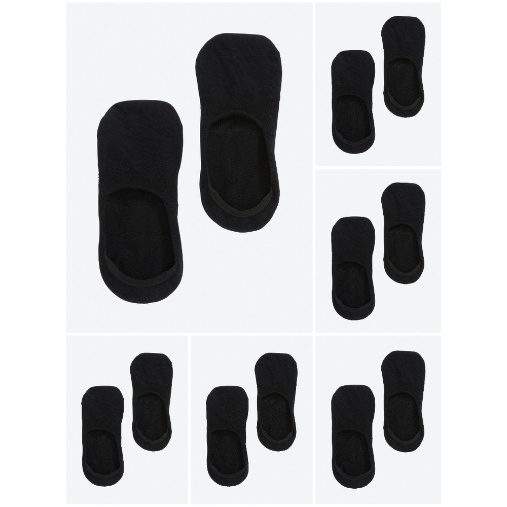 🆕 6-Pair Bonobos No-Show Sneaker Socks, SIZE:M/L